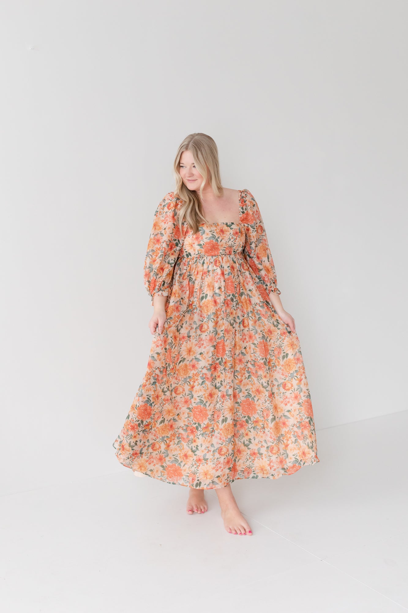 GRACE Baby Doll Maxi Dress