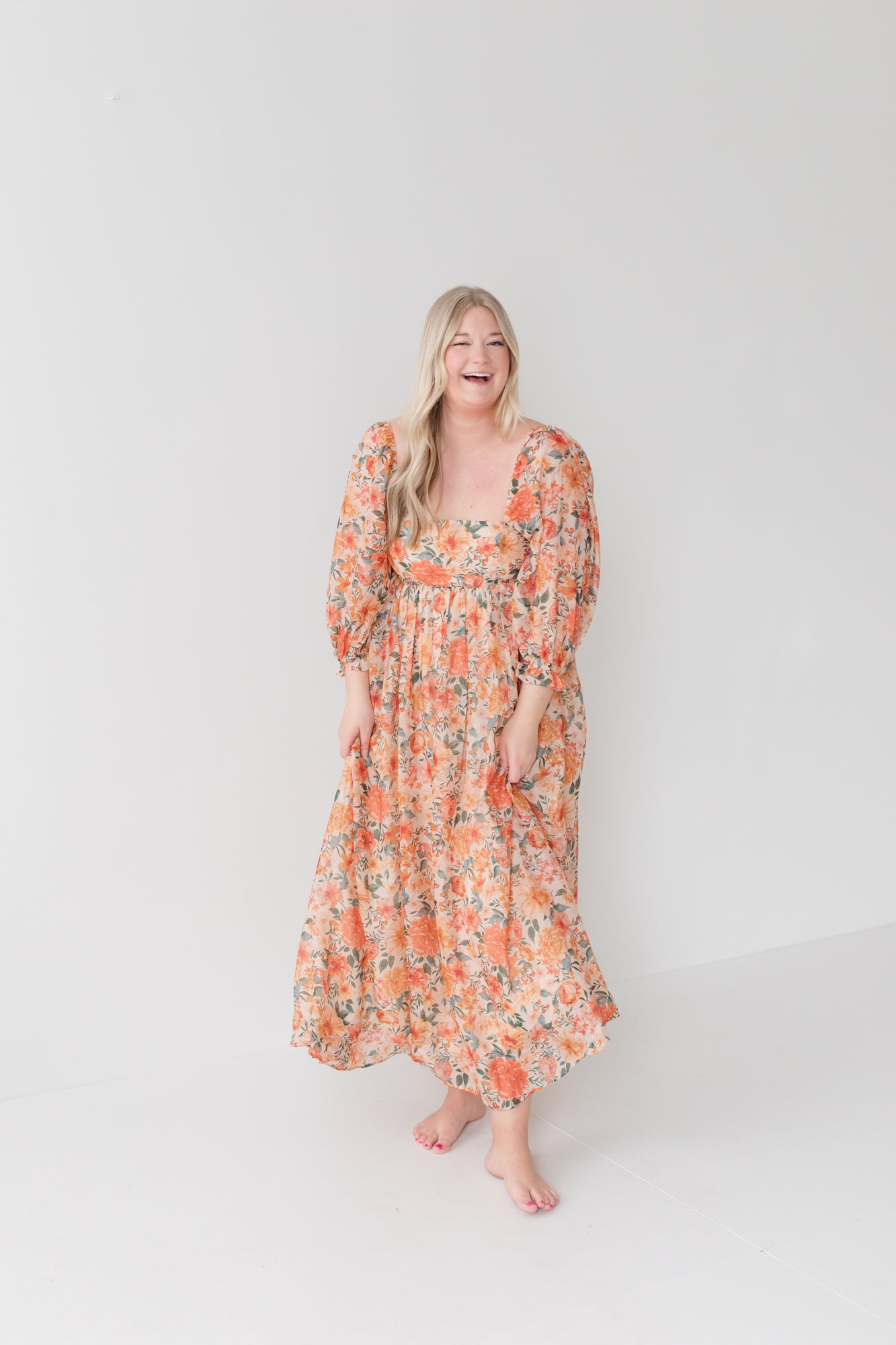 GRACE Baby Doll Maxi Dress