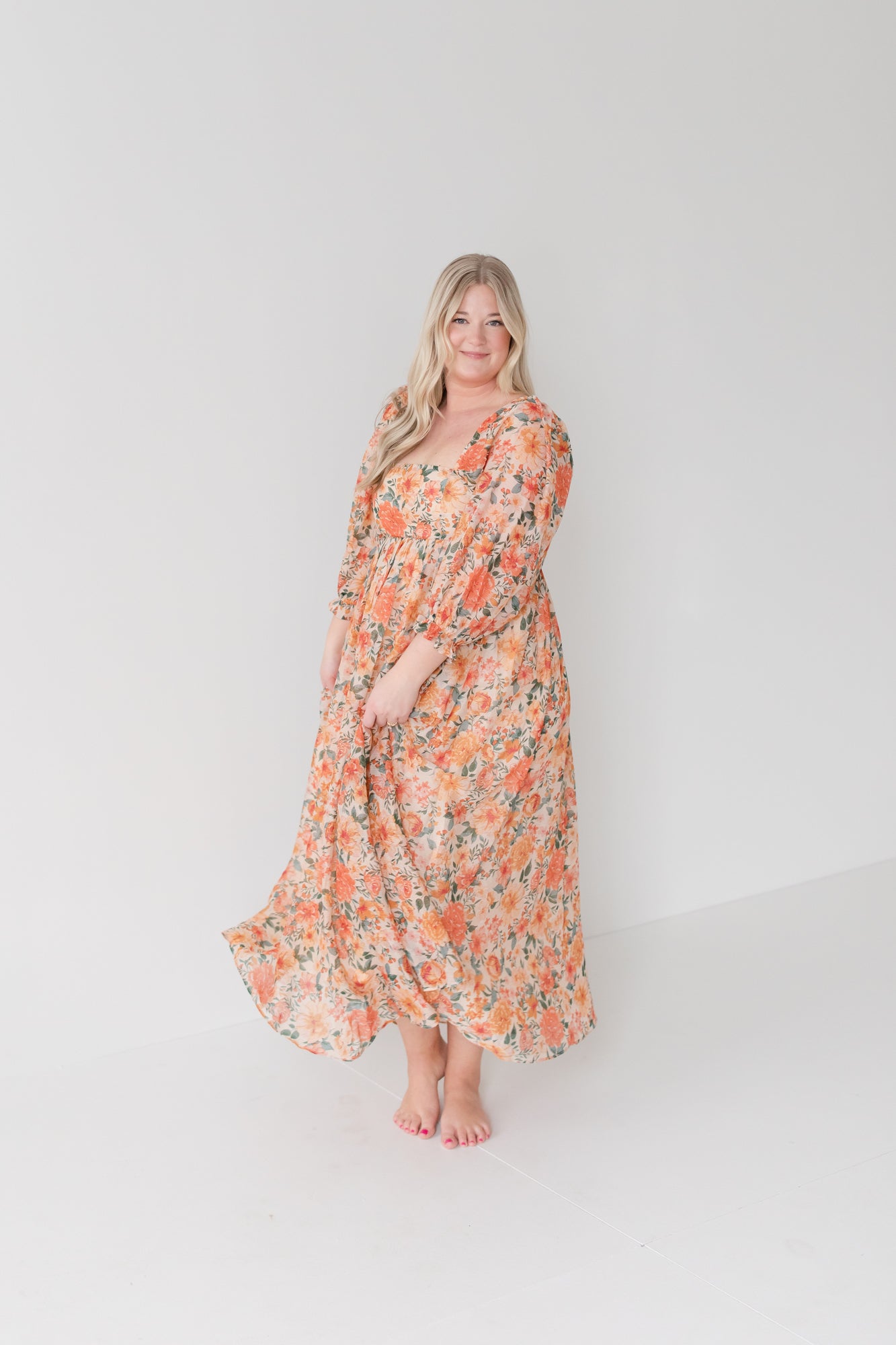 GRACE Baby Doll Maxi Dress