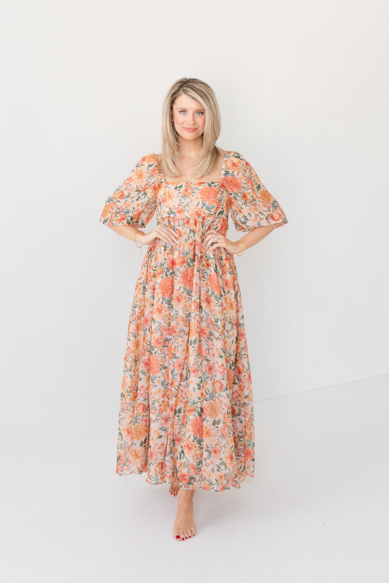 GRACE Baby Doll Maxi Dress