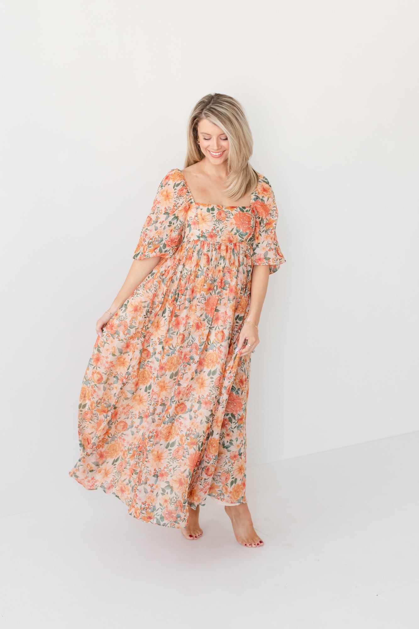 GRACE Baby Doll Maxi Dress