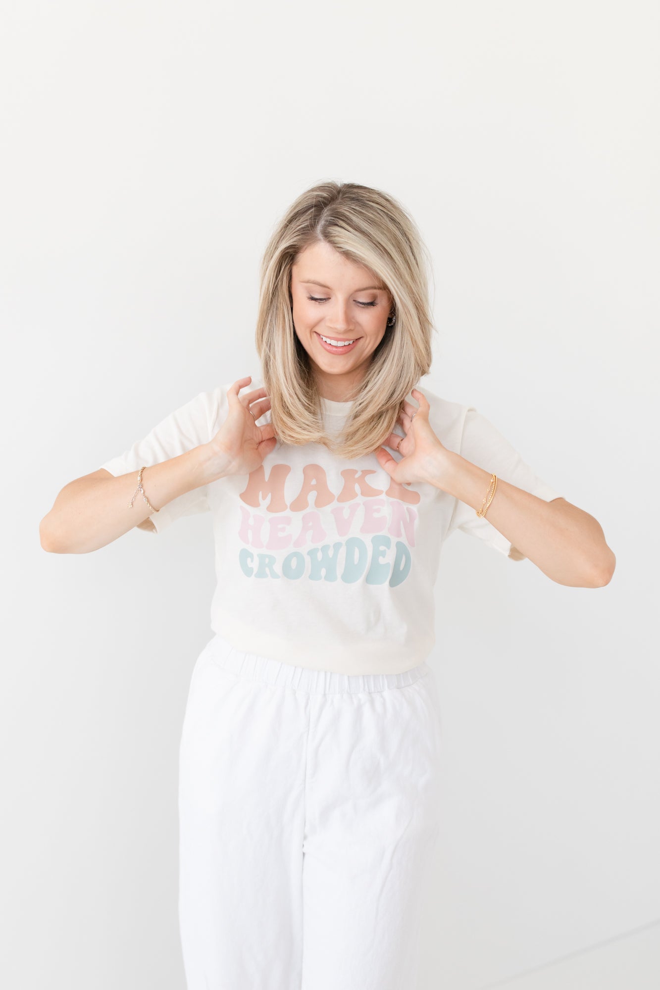"Make Heaven Crowded" Short Sleeve Christian Shirt