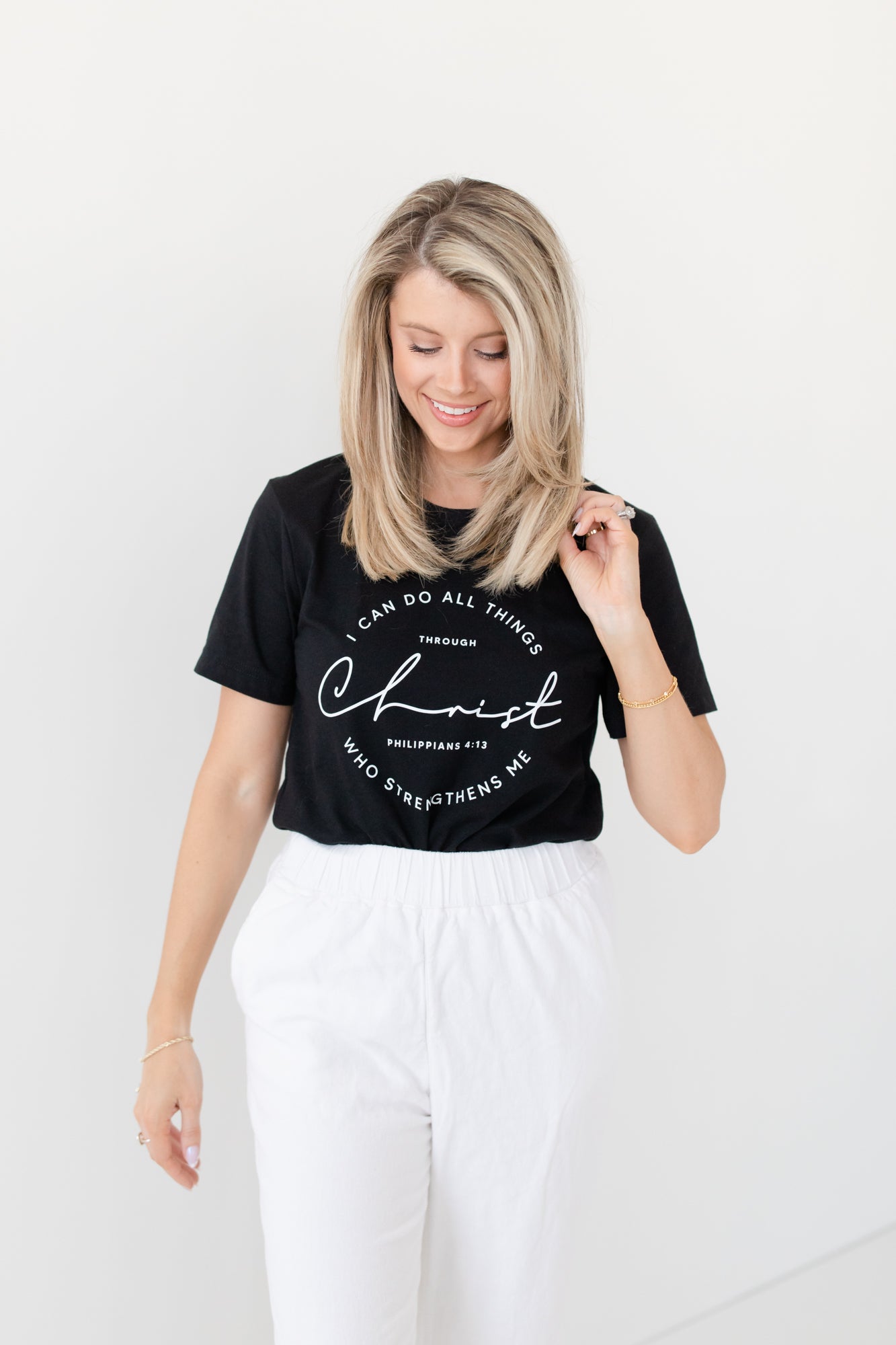 "I Can Do All Things Through Christ" Bible Verse Christian Shirt