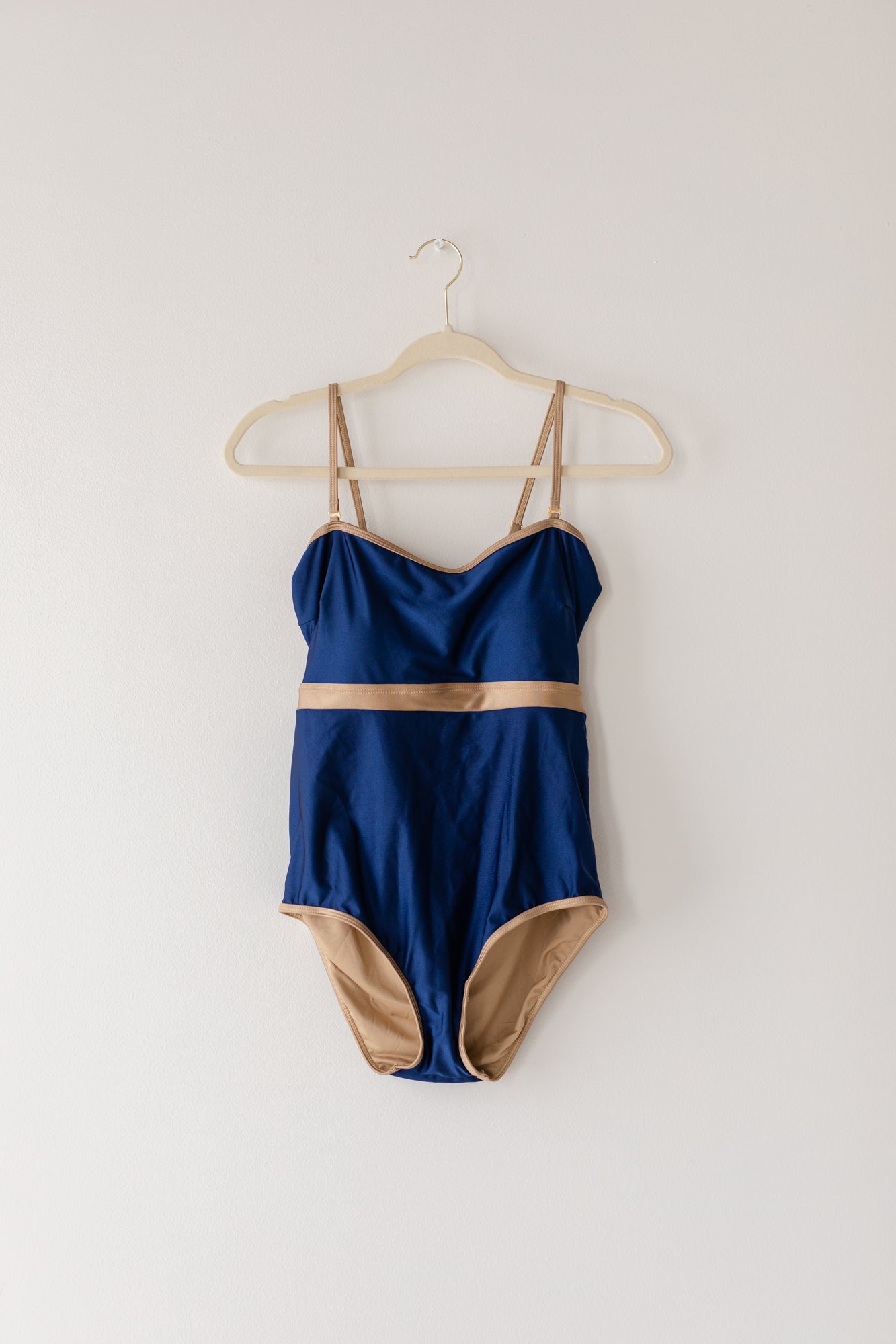 Contrast Waist One Piece